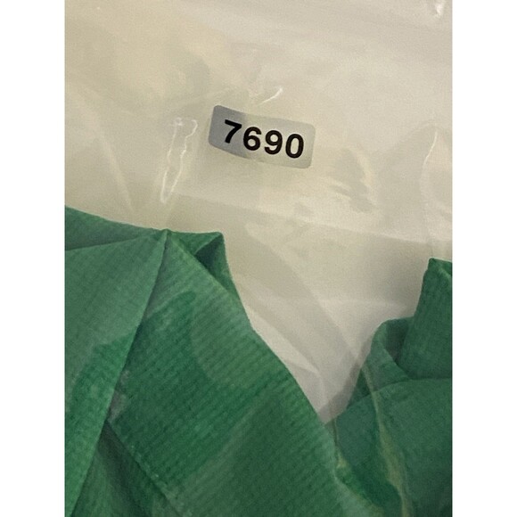 Fabletics Shirt Mens XL Green Button Up Short Sleeve Stretch Pocket Casual NWT - Picture 11 of 11